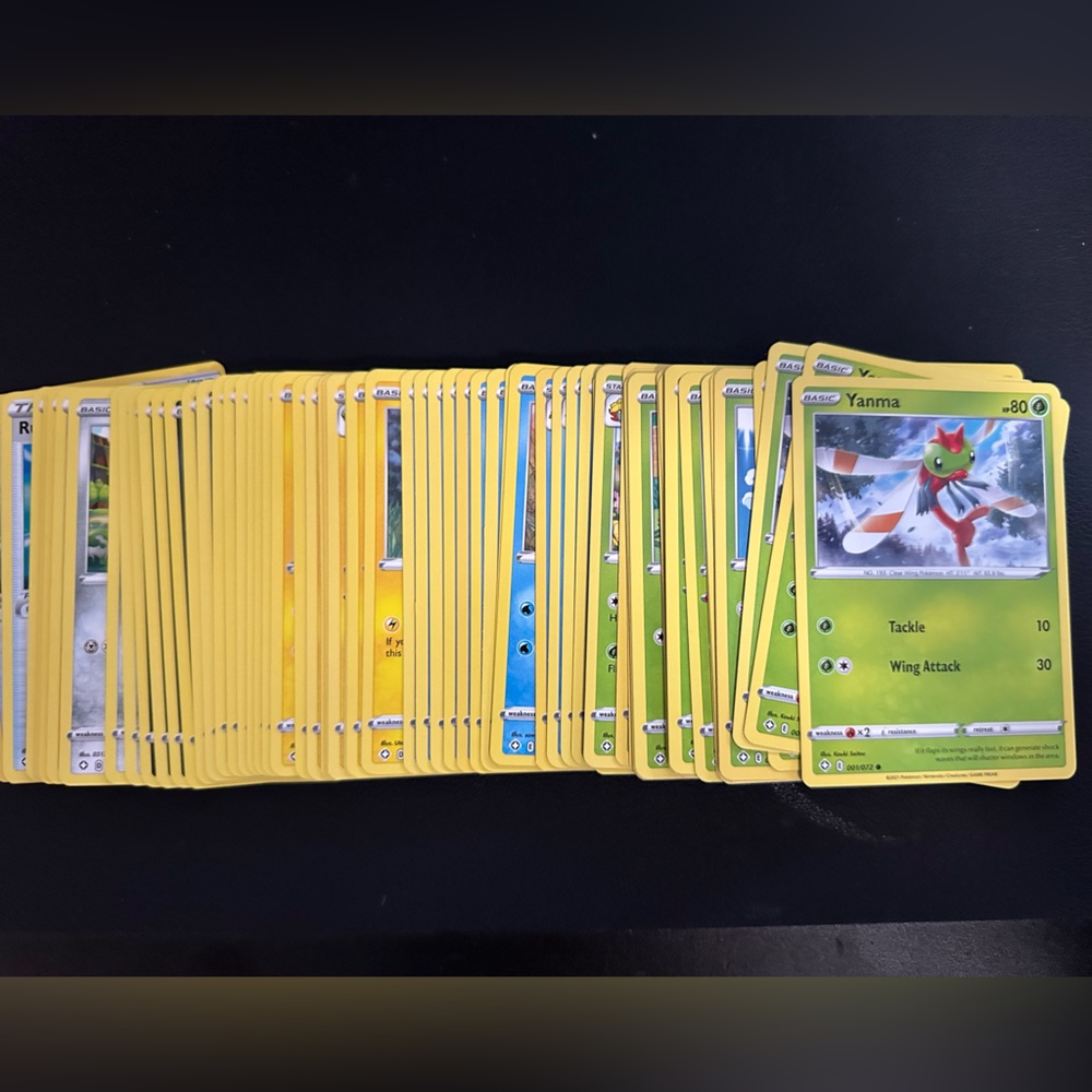 Bulk Pokemon cards- Shining Fates. 50 random cards from the set, no duplicates